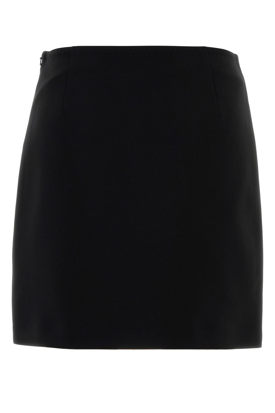 Black triacetate blend Pagine mini skirt