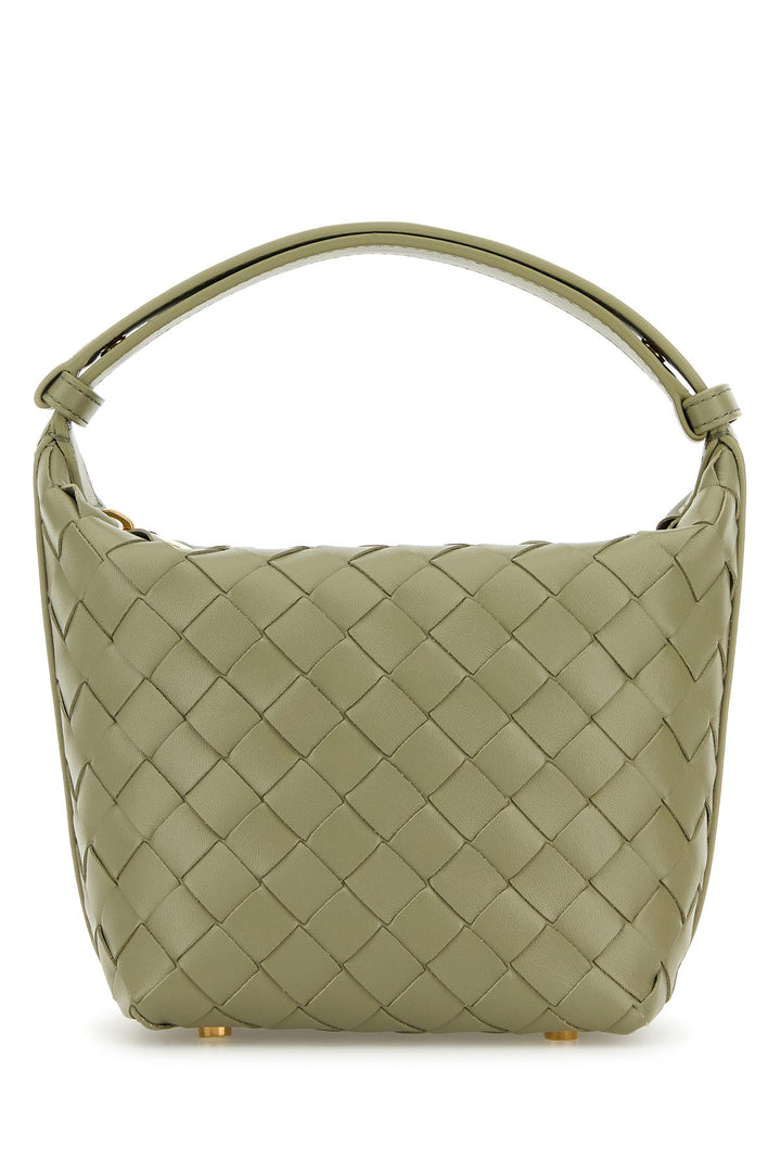 Sage green leather micro Candy Wallace handbag