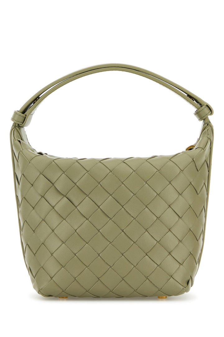 Sage green leather micro Candy Wallace handbag