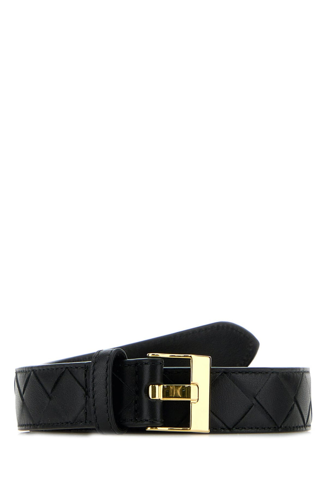 Black leather Watch belt