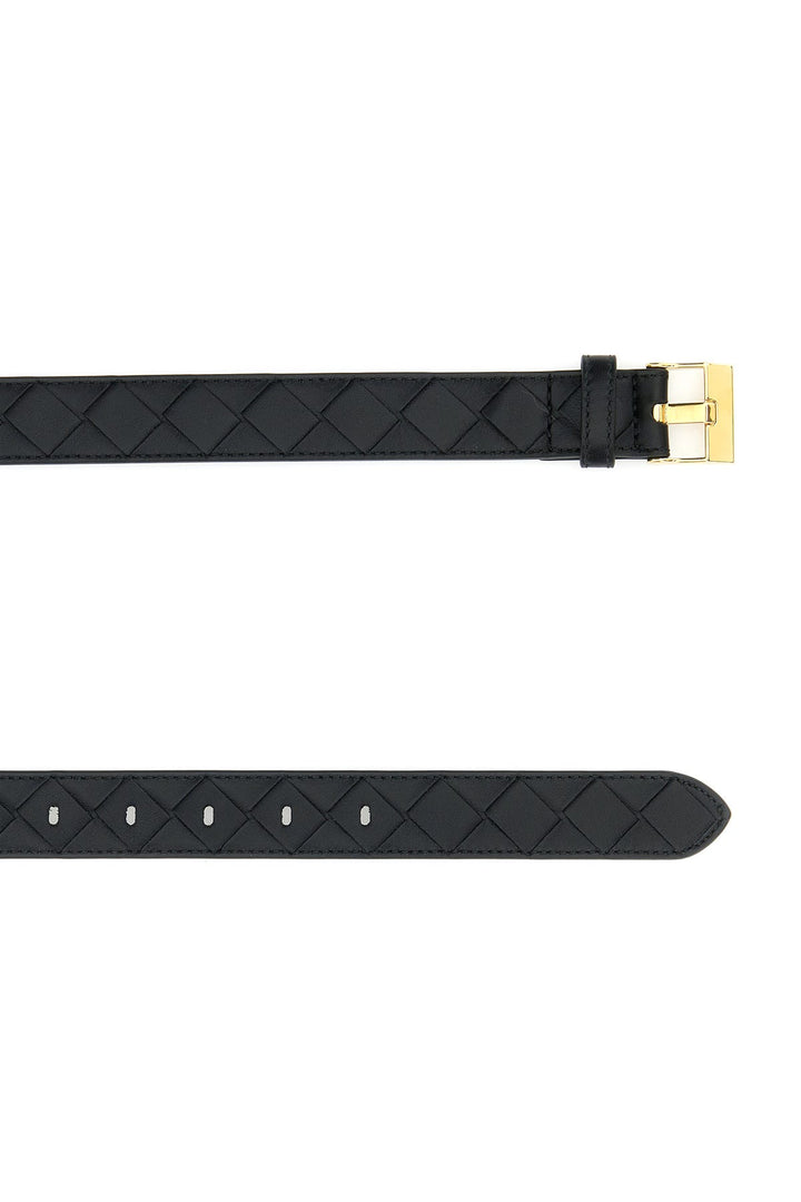 Black leather Watch belt