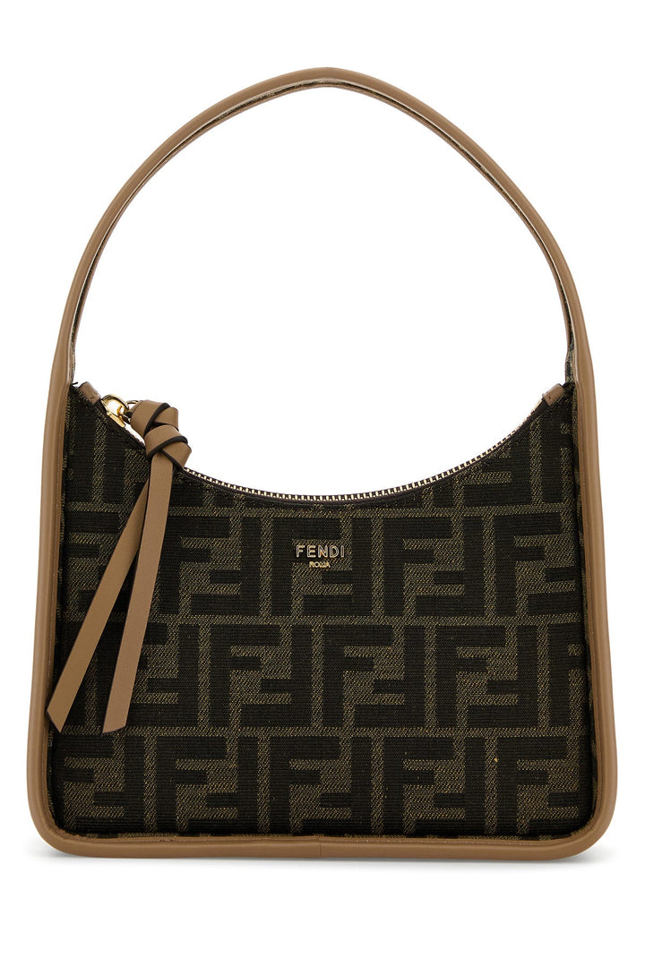 Embroidered jacquard mini Fendessence handbag