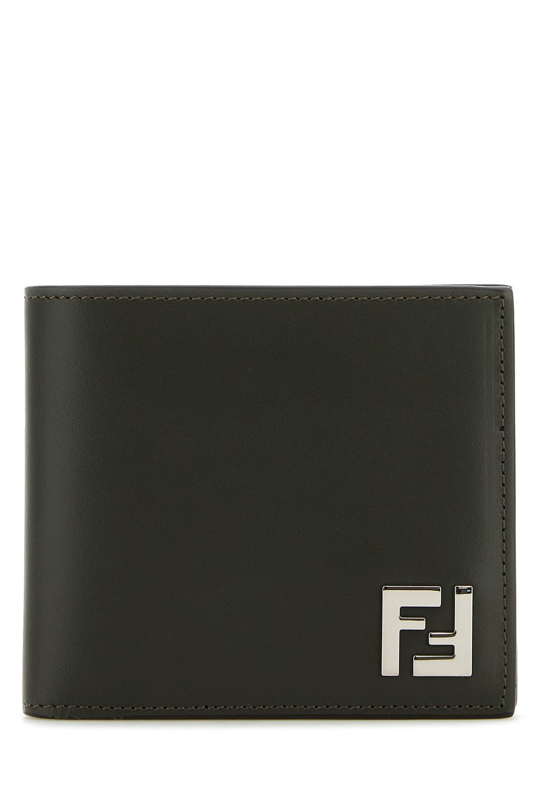 Dark grey leather wallet