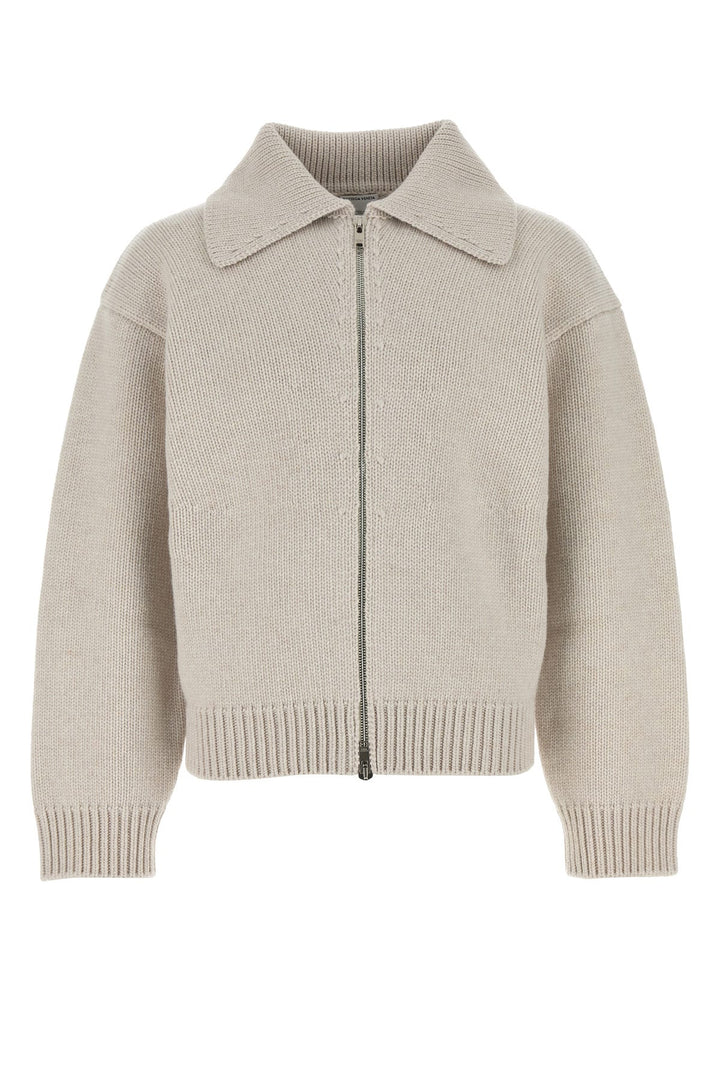 Light grey wool cardigan