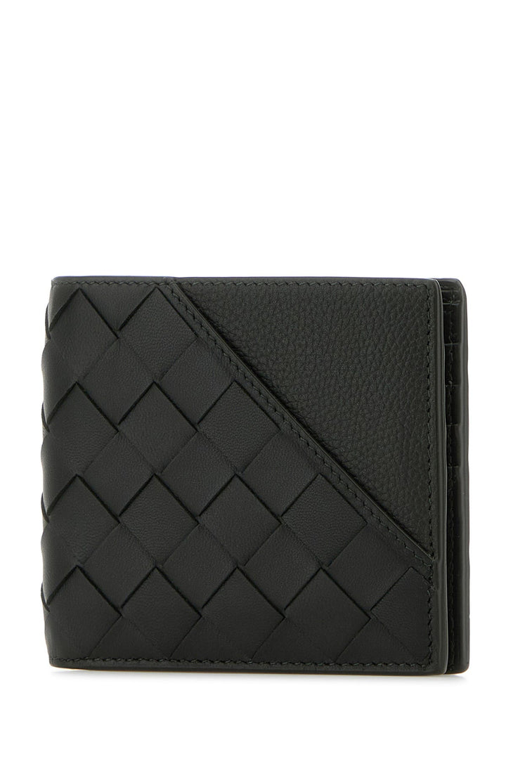 Black leather wallet