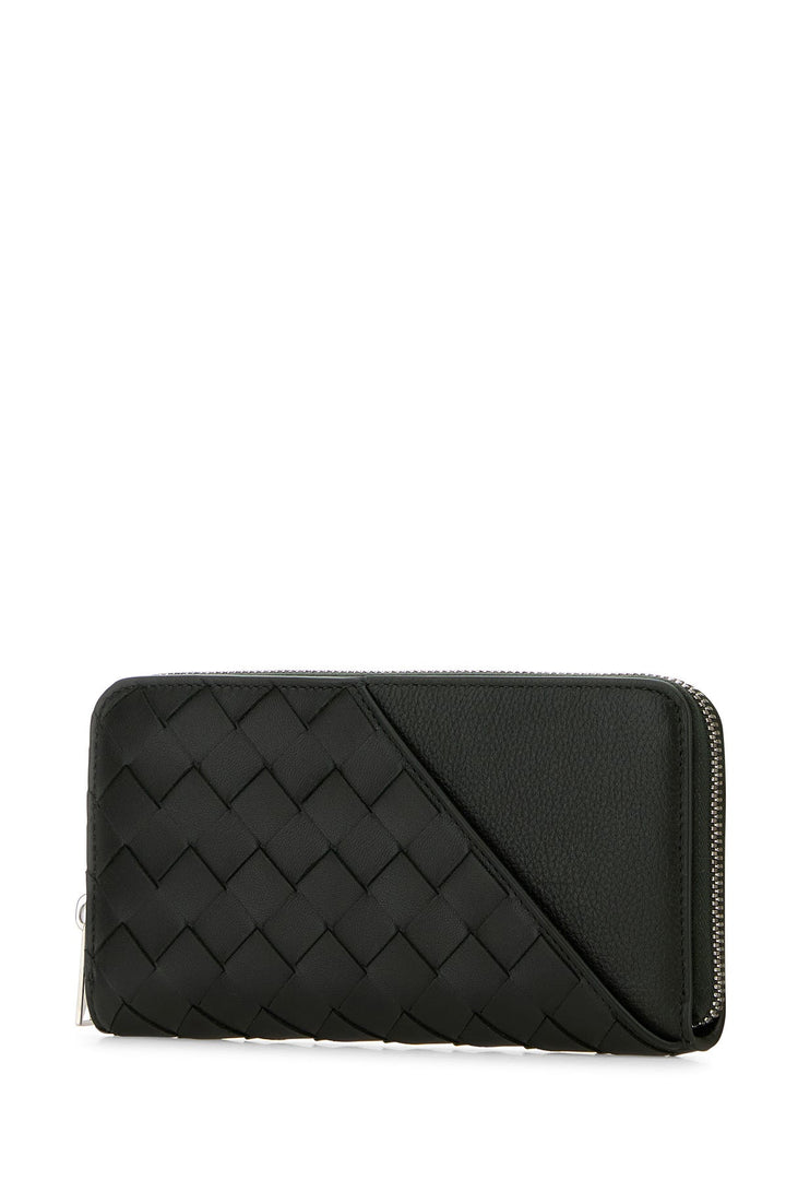 Black leather wallet