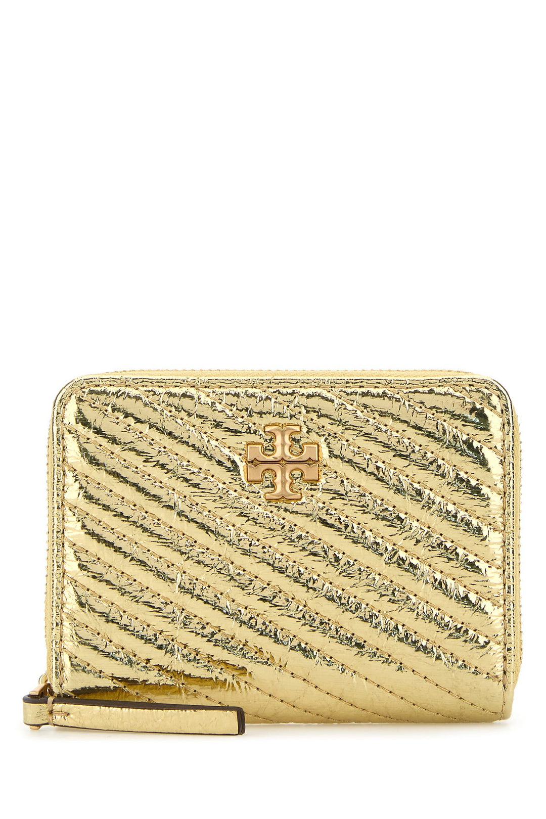 Gold leather Kira wallet