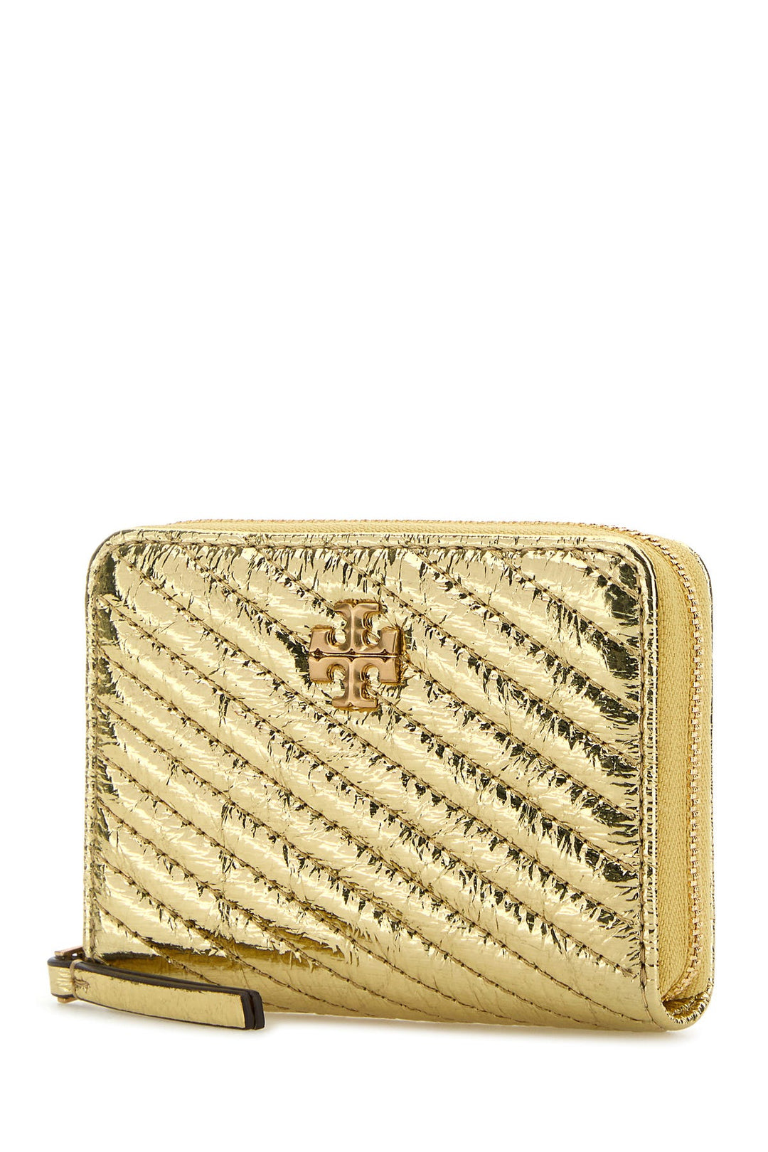 Gold leather Kira wallet