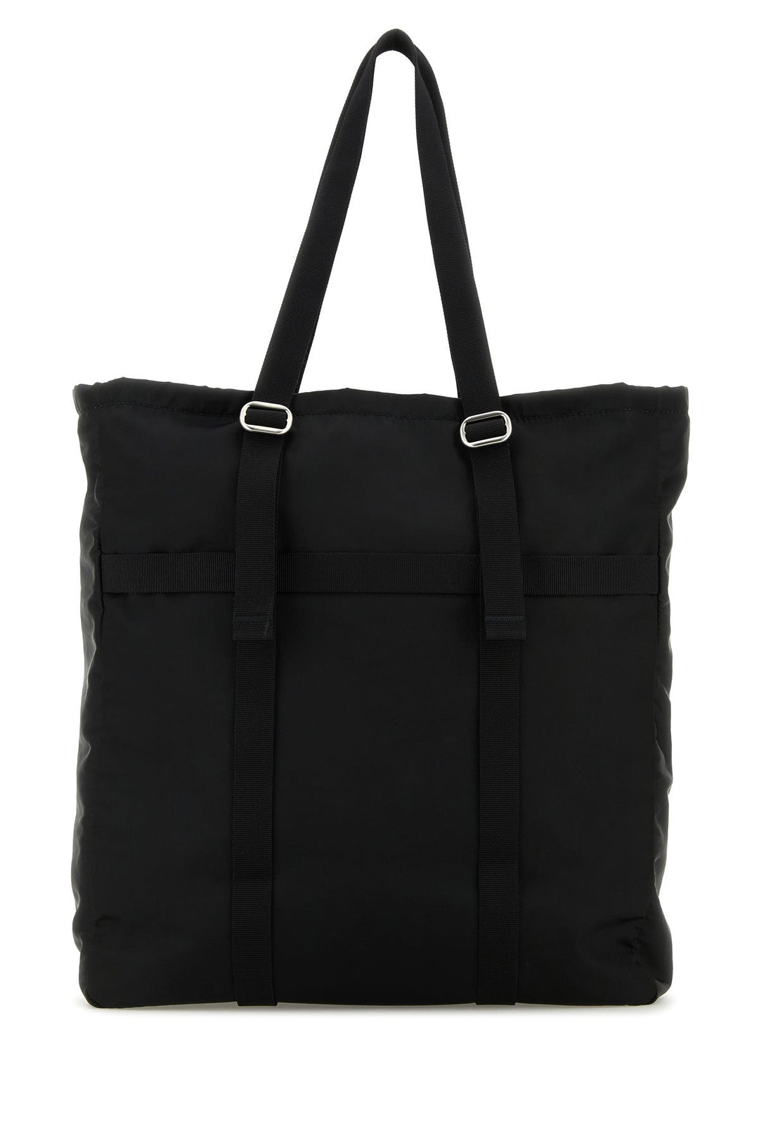 Black fabric shopping bag