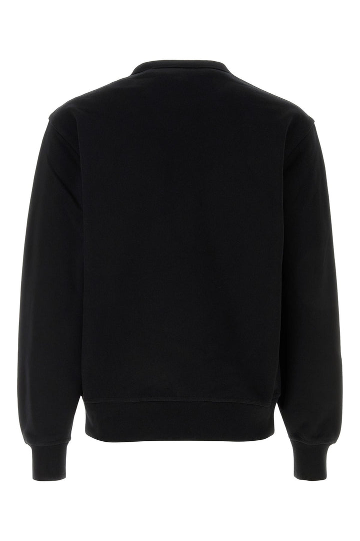 Black cotton sweatshirt