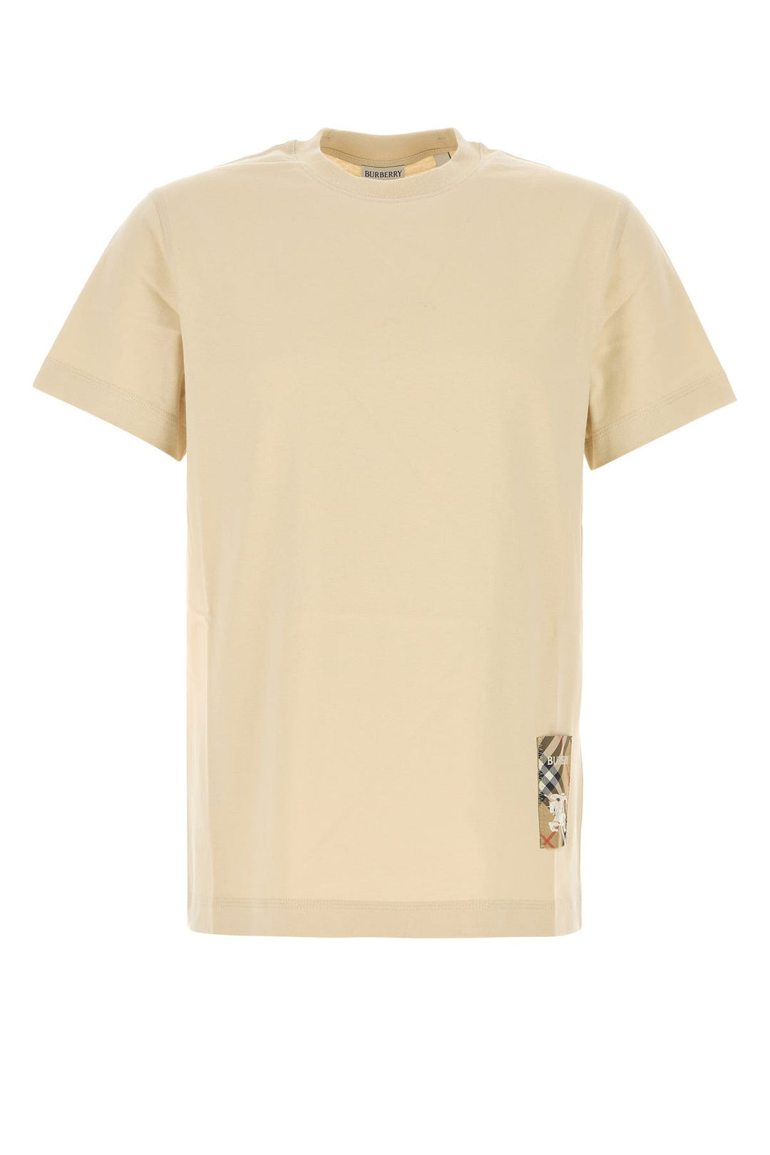 Beige cotton t-shirt