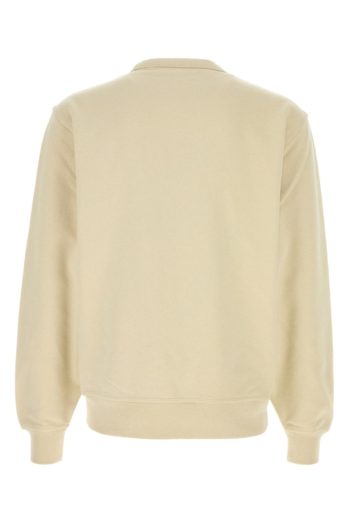 Beige cotton sweatshirt