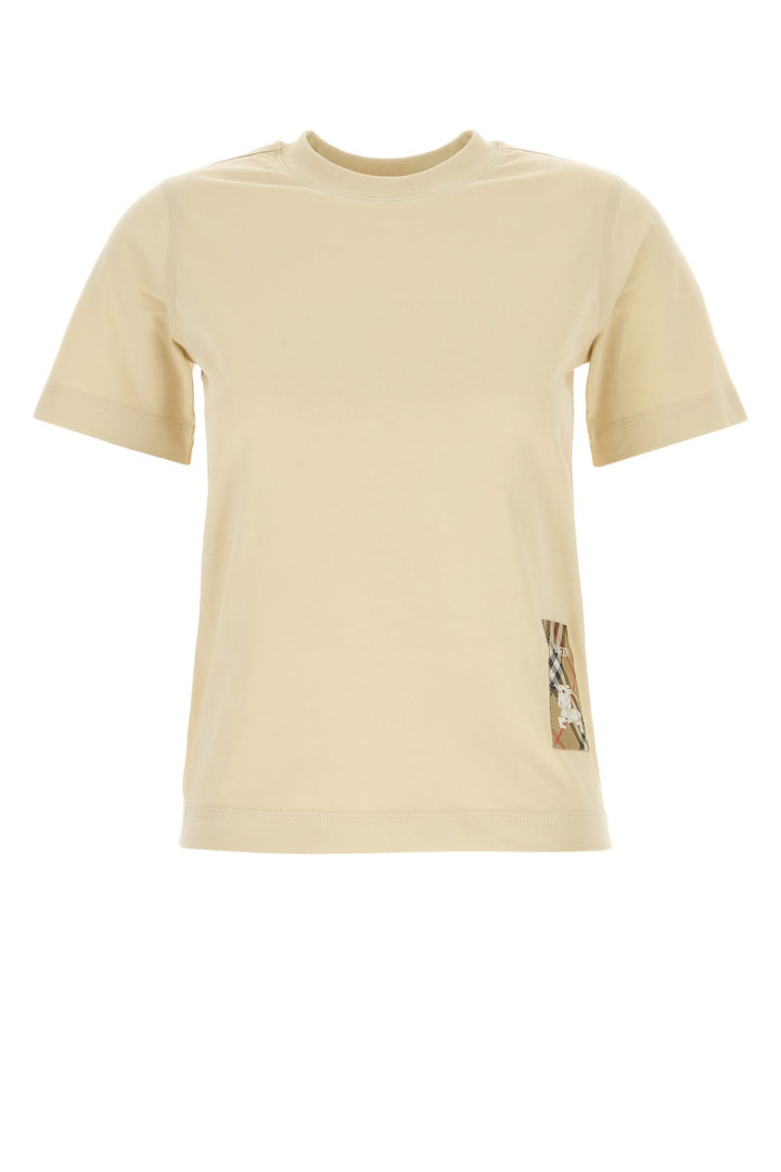 Beige cotton t-shirt