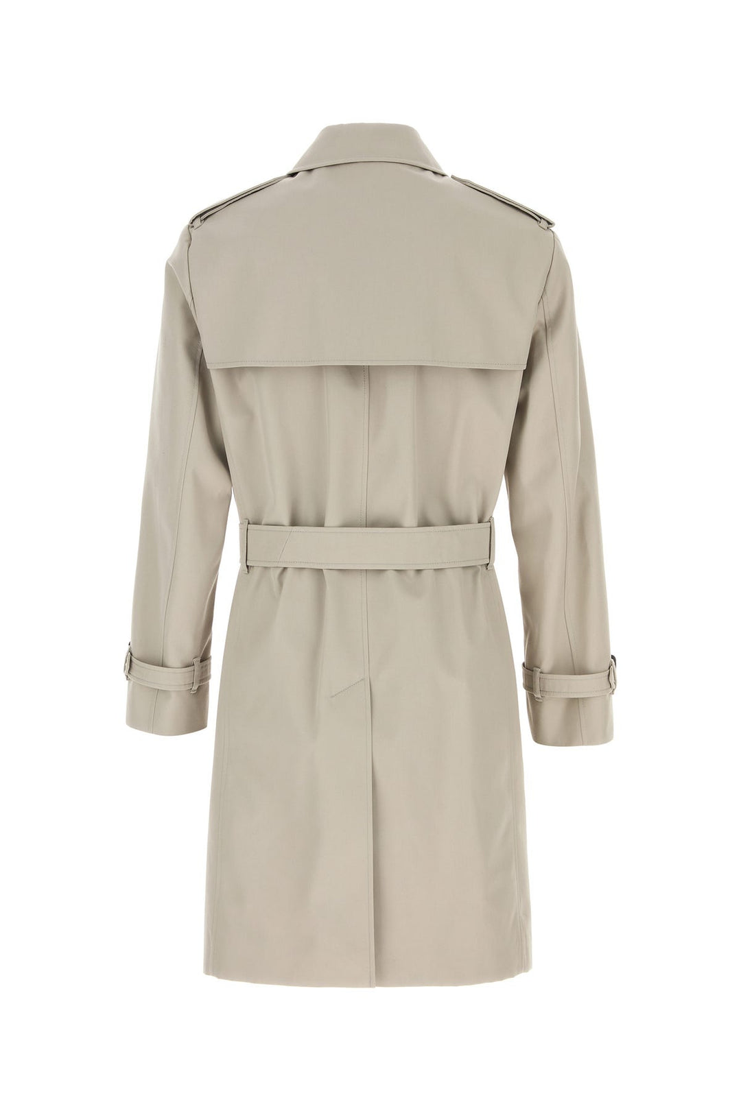 Cappuccino twill trench coat