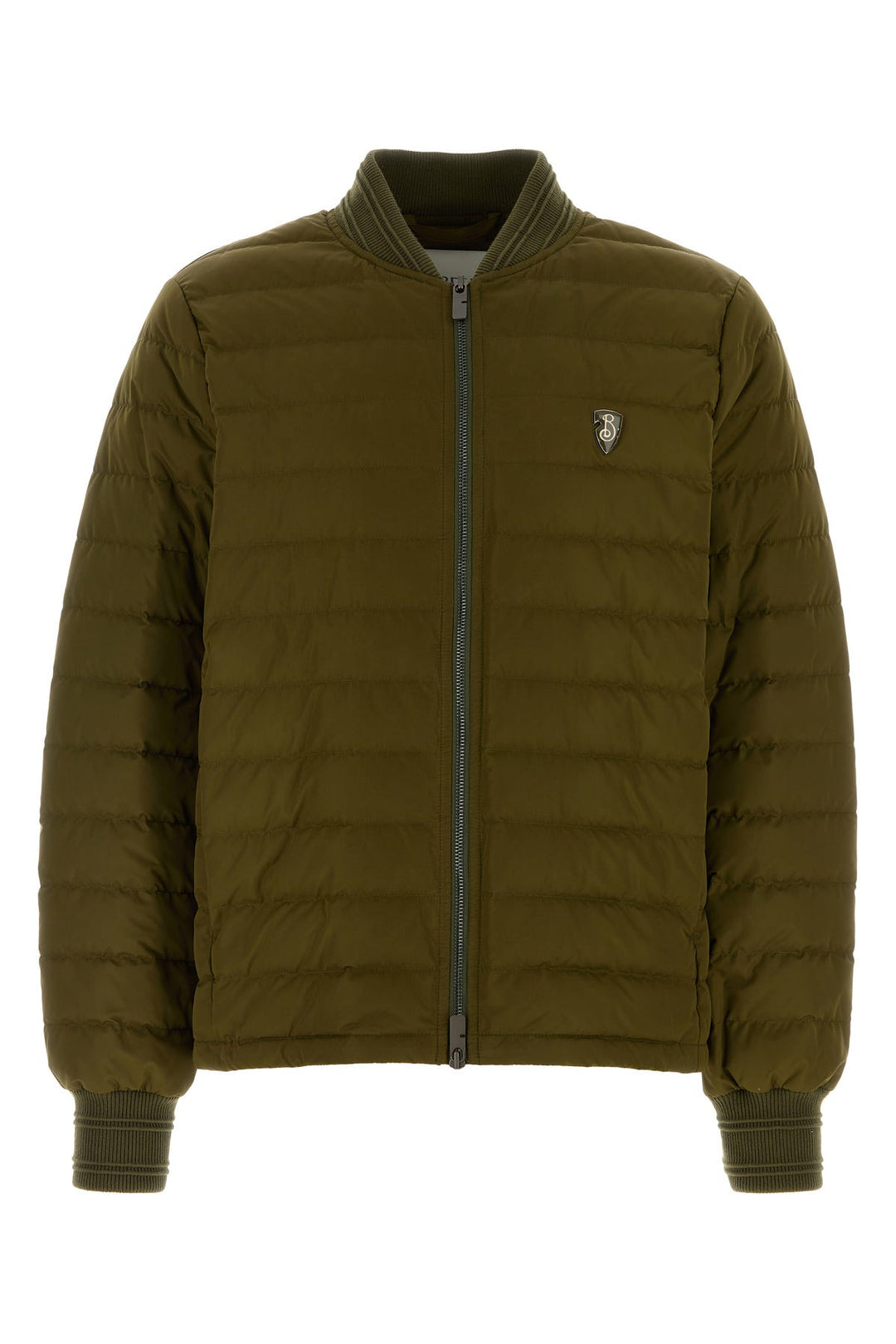 Army green polyester down jacket