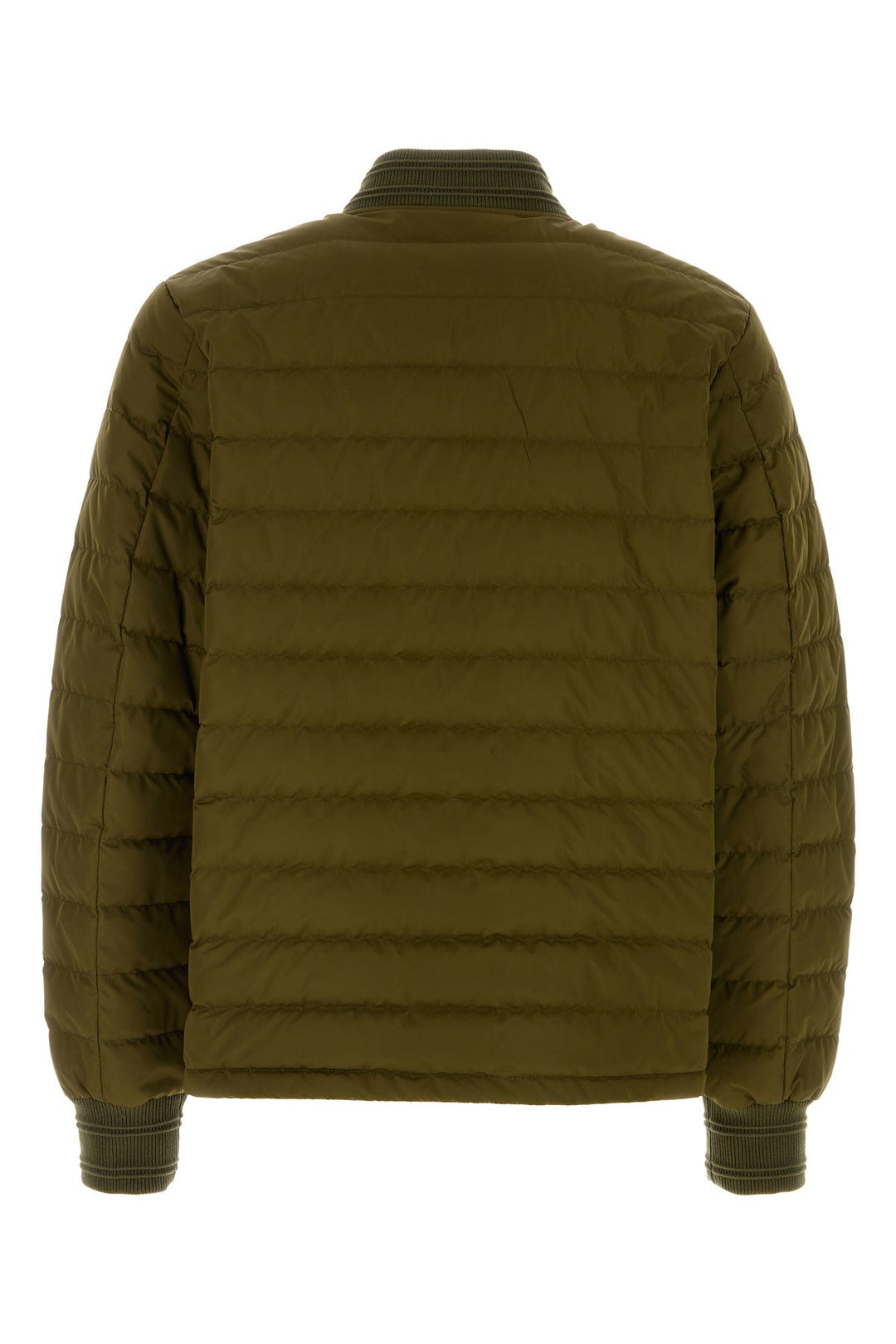 Army green polyester down jacket