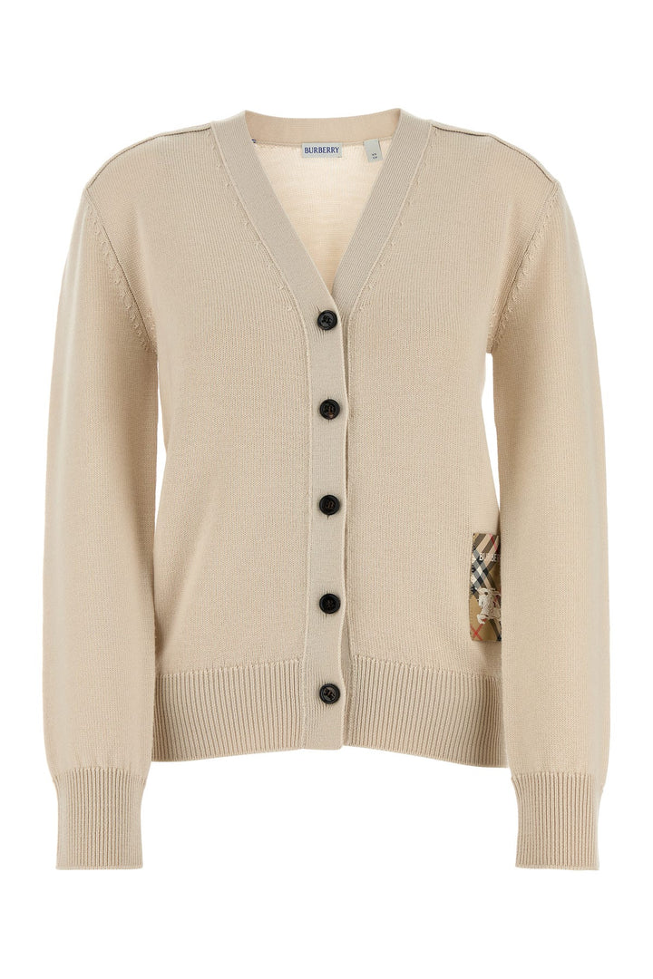 Sand wool cardigan