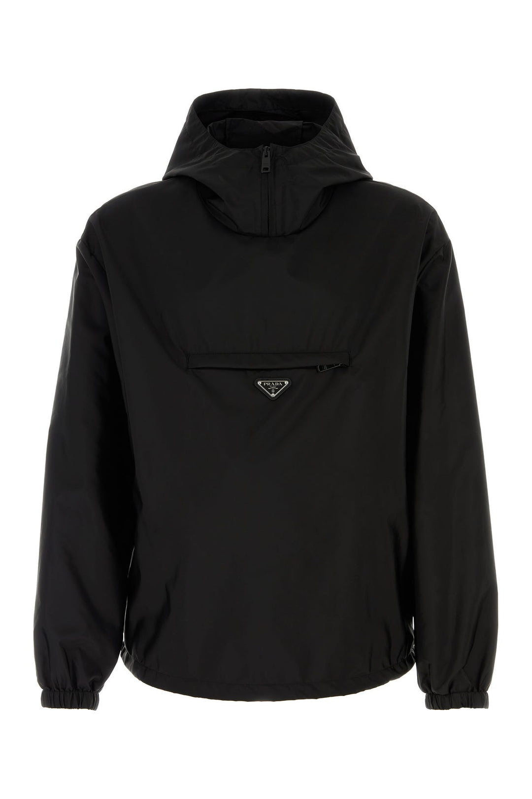 Black Re-Nylon windbreaker