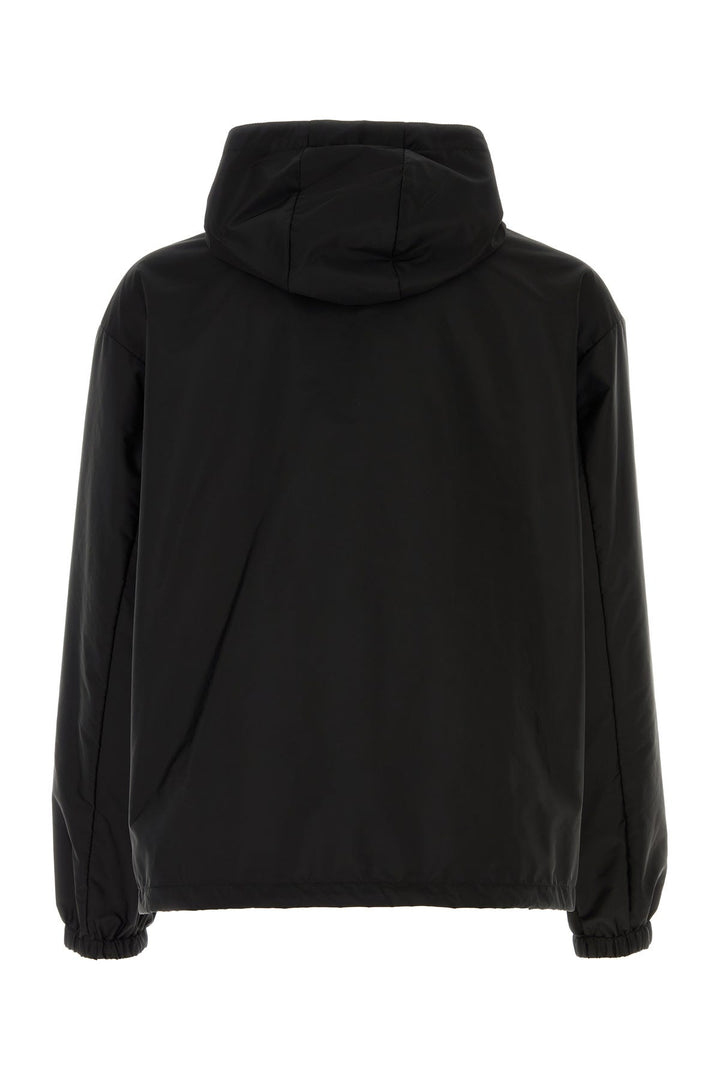 Black Re-Nylon windbreaker