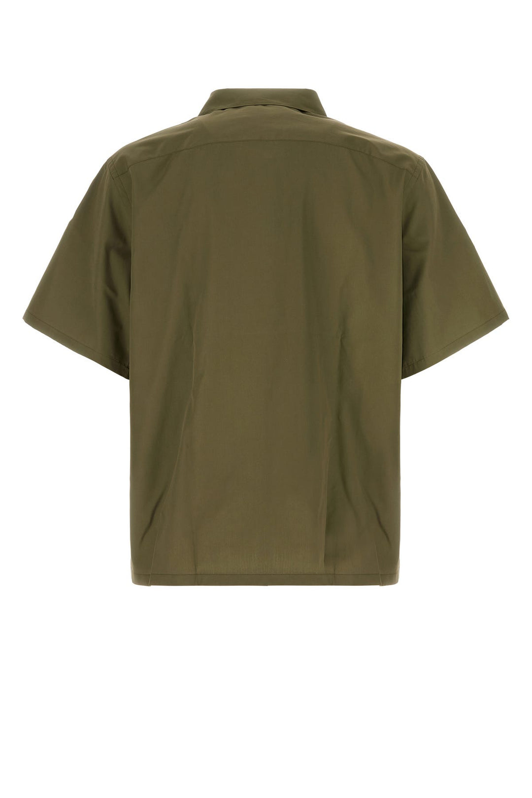 Army green poplin shirt