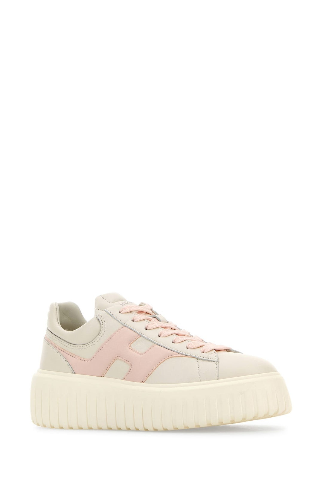 Two-tone nappa leather H-Stripes sneakers