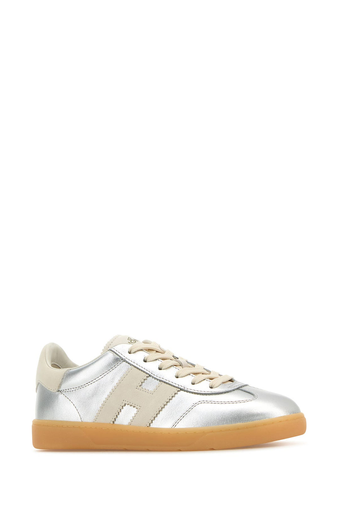 Silver leather Hogan Cool sneakers