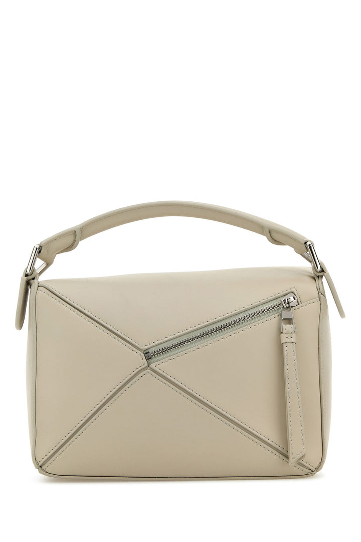 Sage green leather small Puzzle handbag