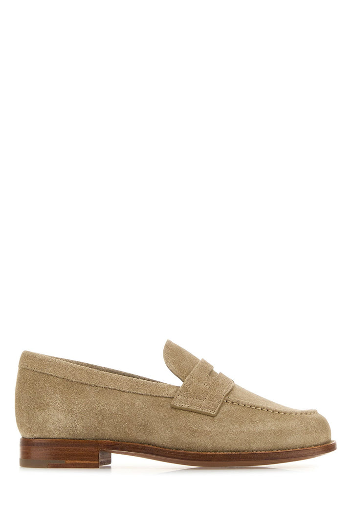 Dove grey suede Heswall W loafers