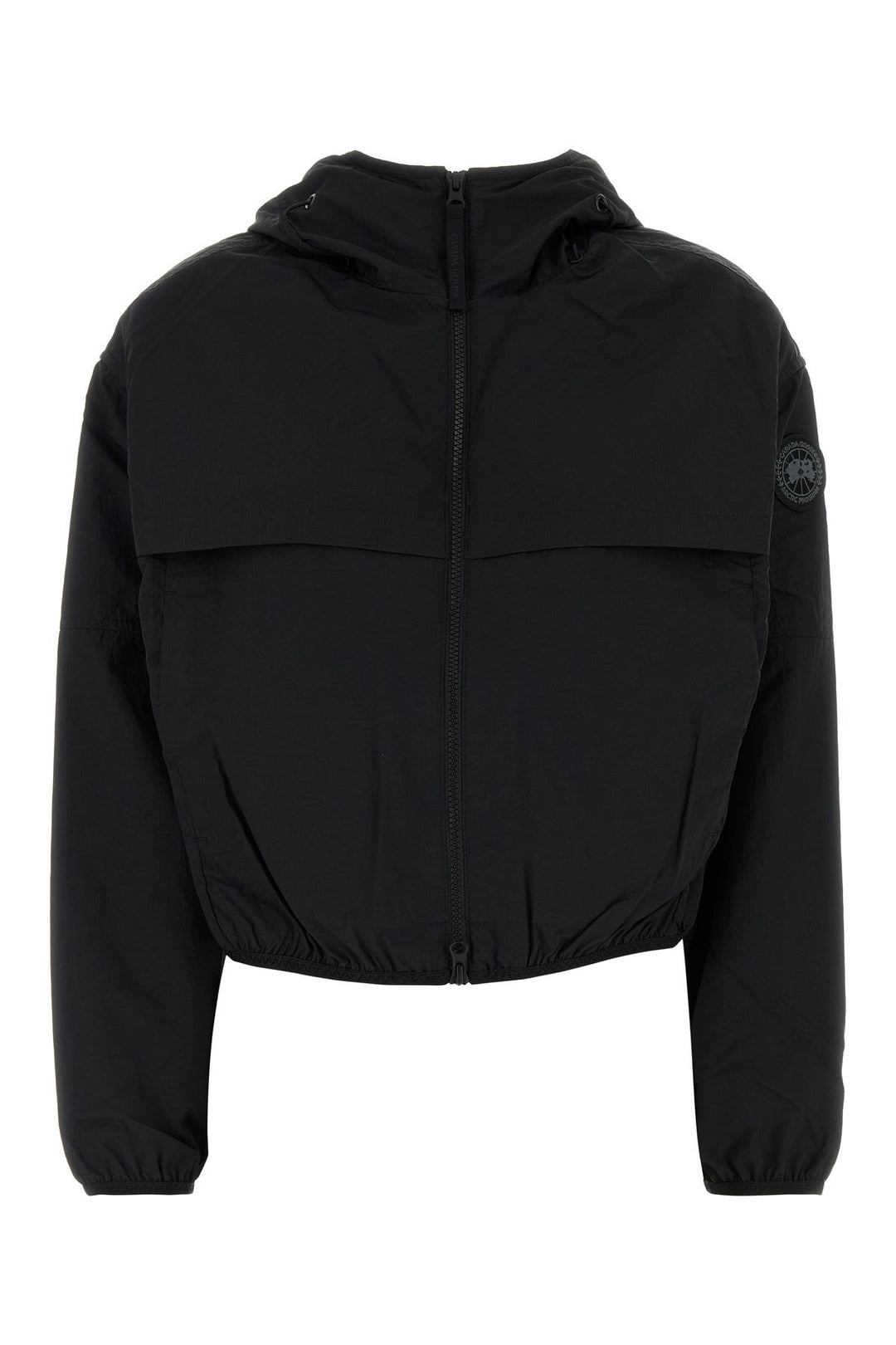 Black nylon Sinclair jacket