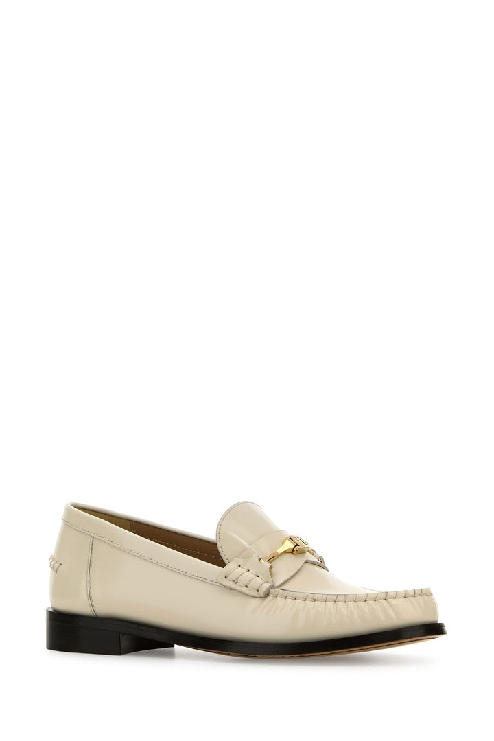 Ivory leather Harry loafers