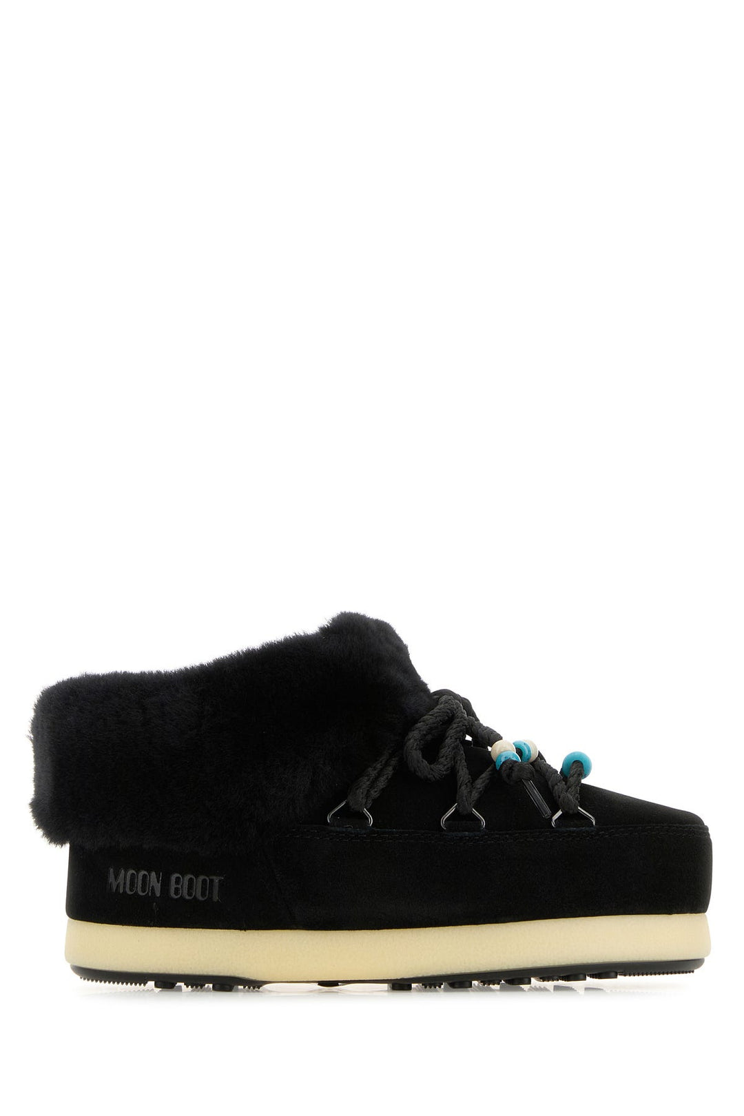 Black suede EVX slip ons