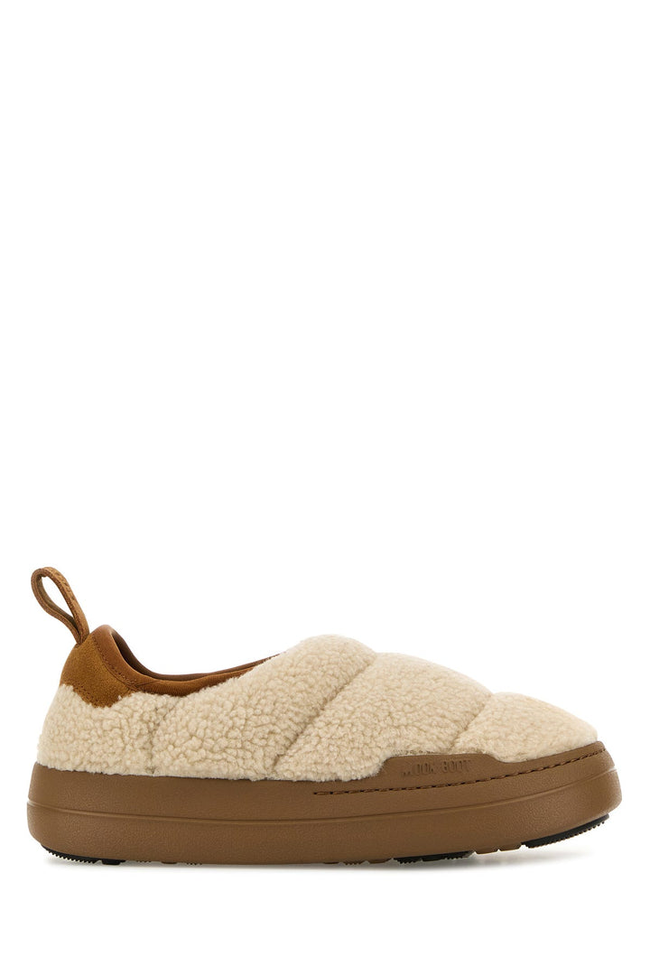 Sand teddy fabric MB Park Puffer slip on