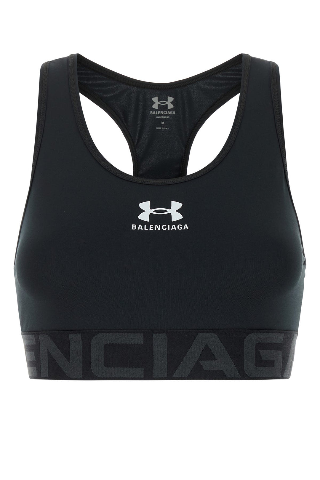 Black tech jersey Balenciaga X Under ArmourÂ® bra