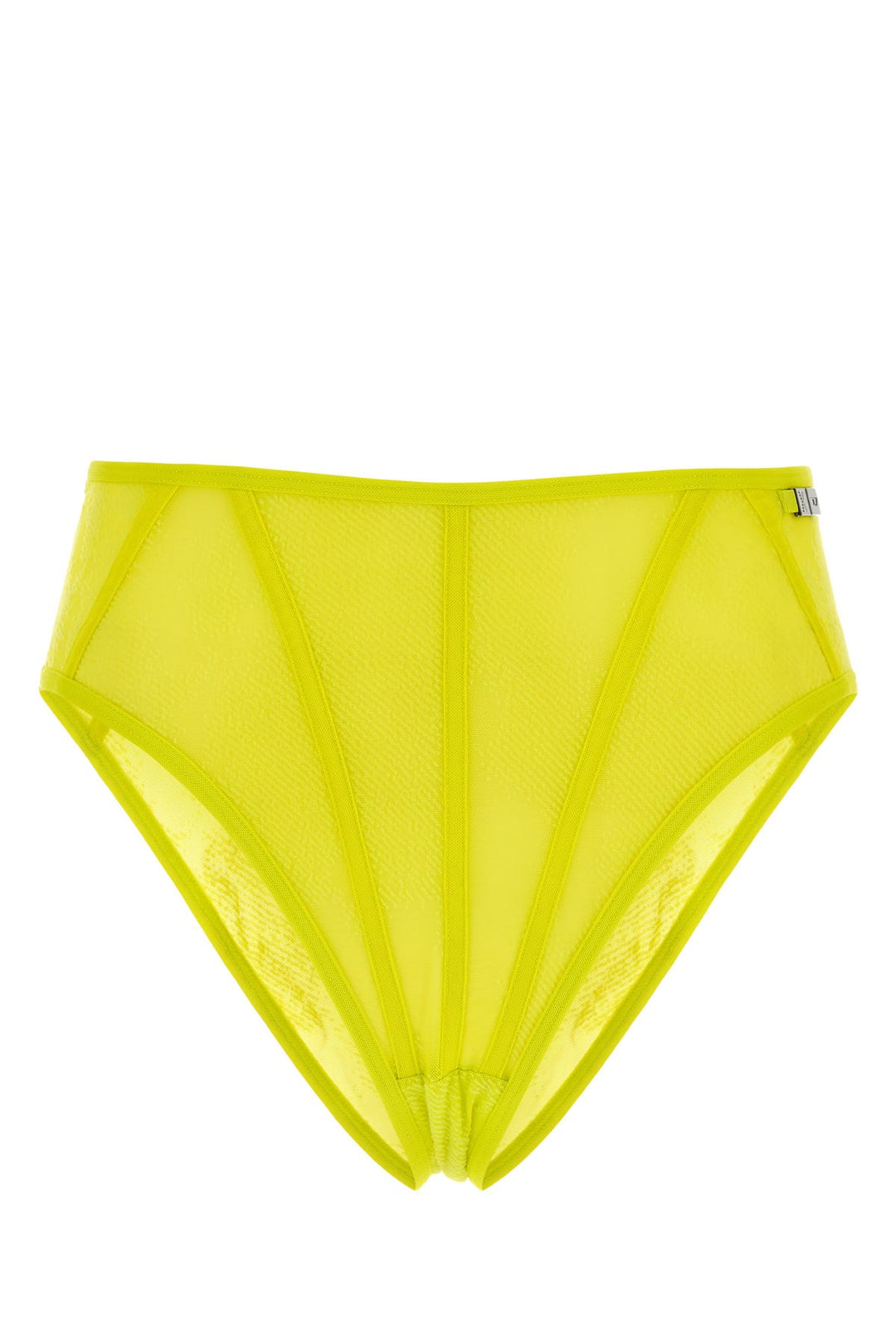 Fluo yellow lace Diesel X Savage X Fenty Mesh-High-Waist-Brief  brief