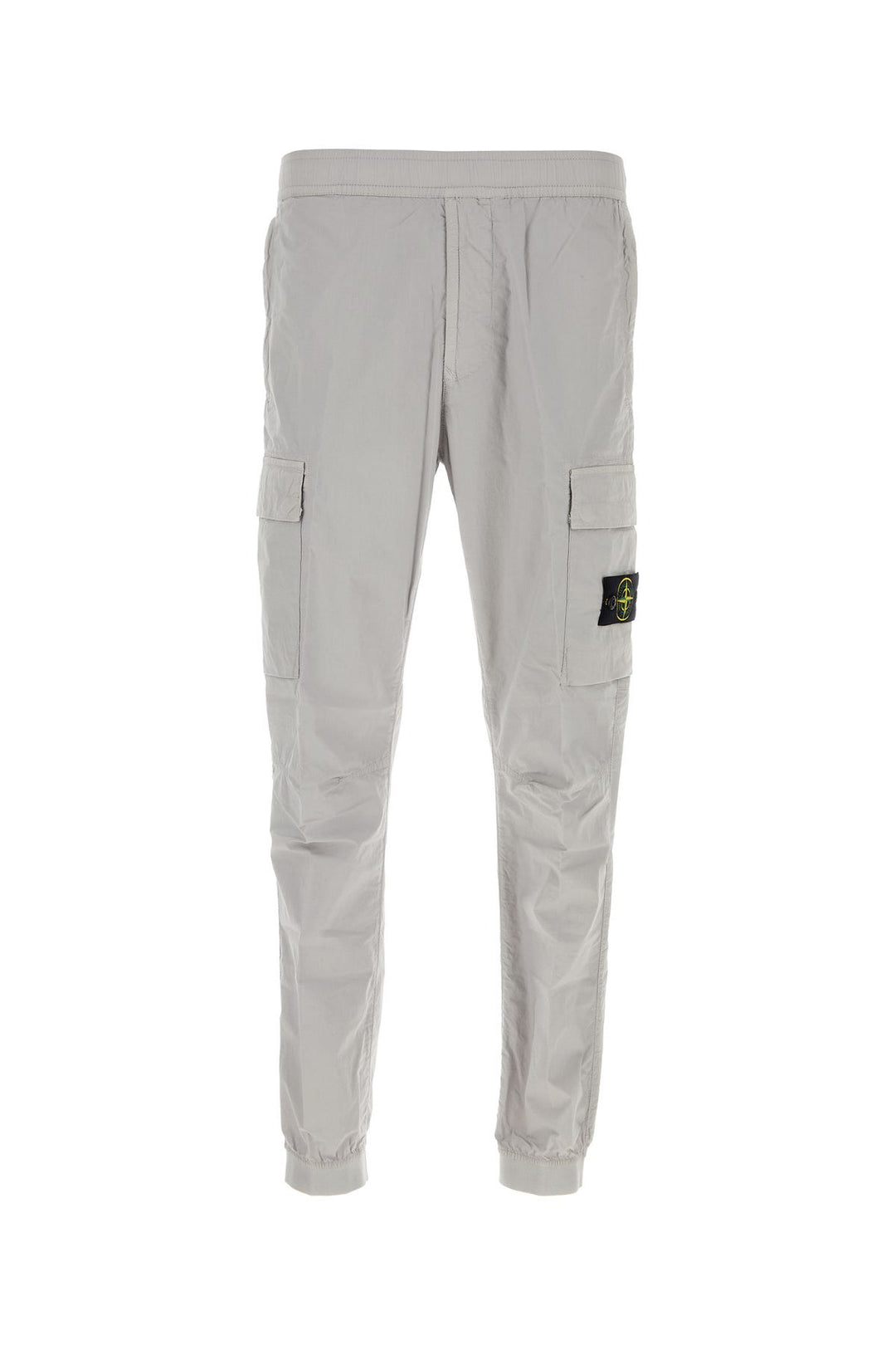 Grey stretch cotton pant