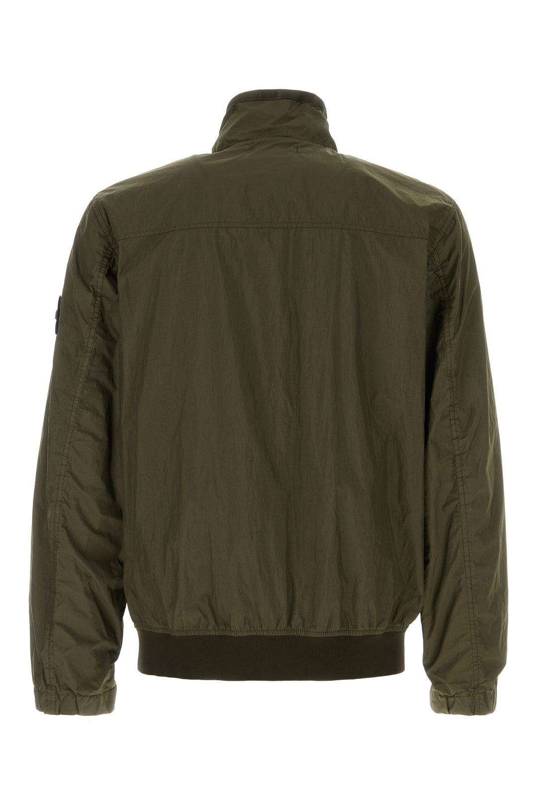 Army green nylon jacket