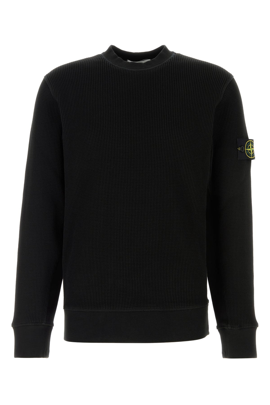 Black cotton sweatshirt