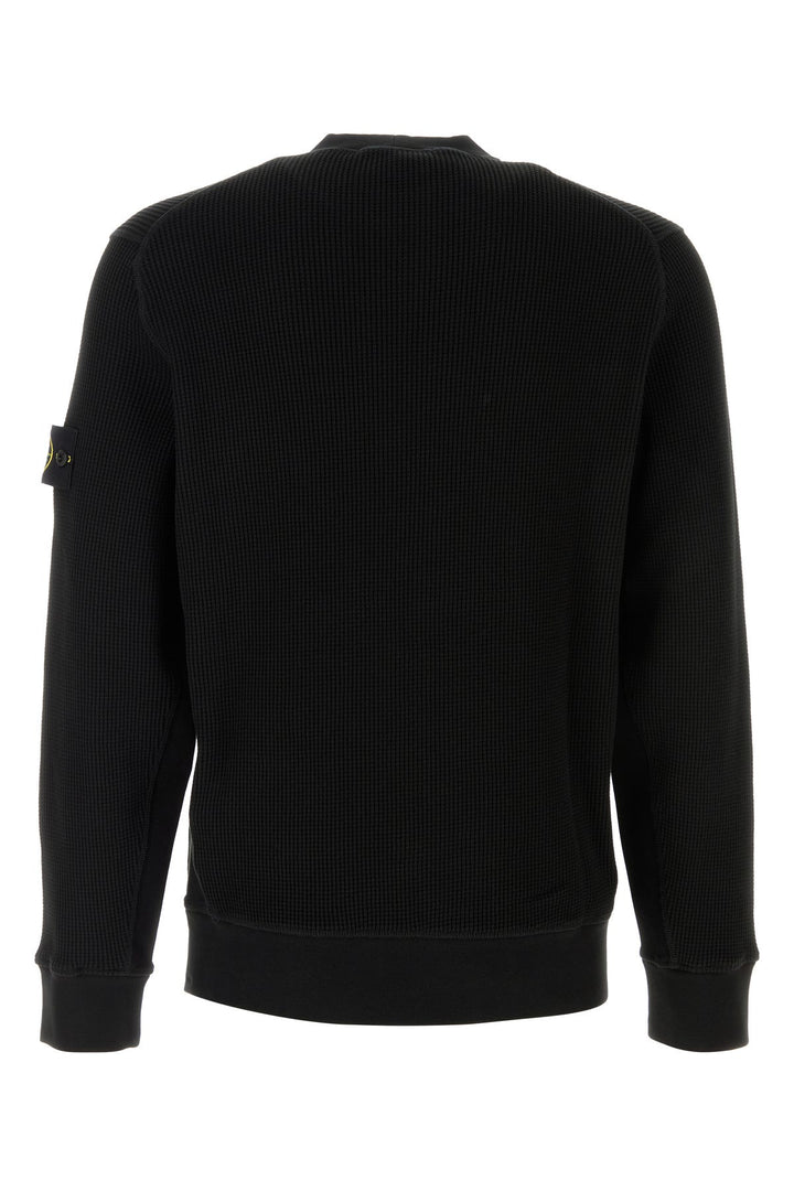 Black cotton sweatshirt