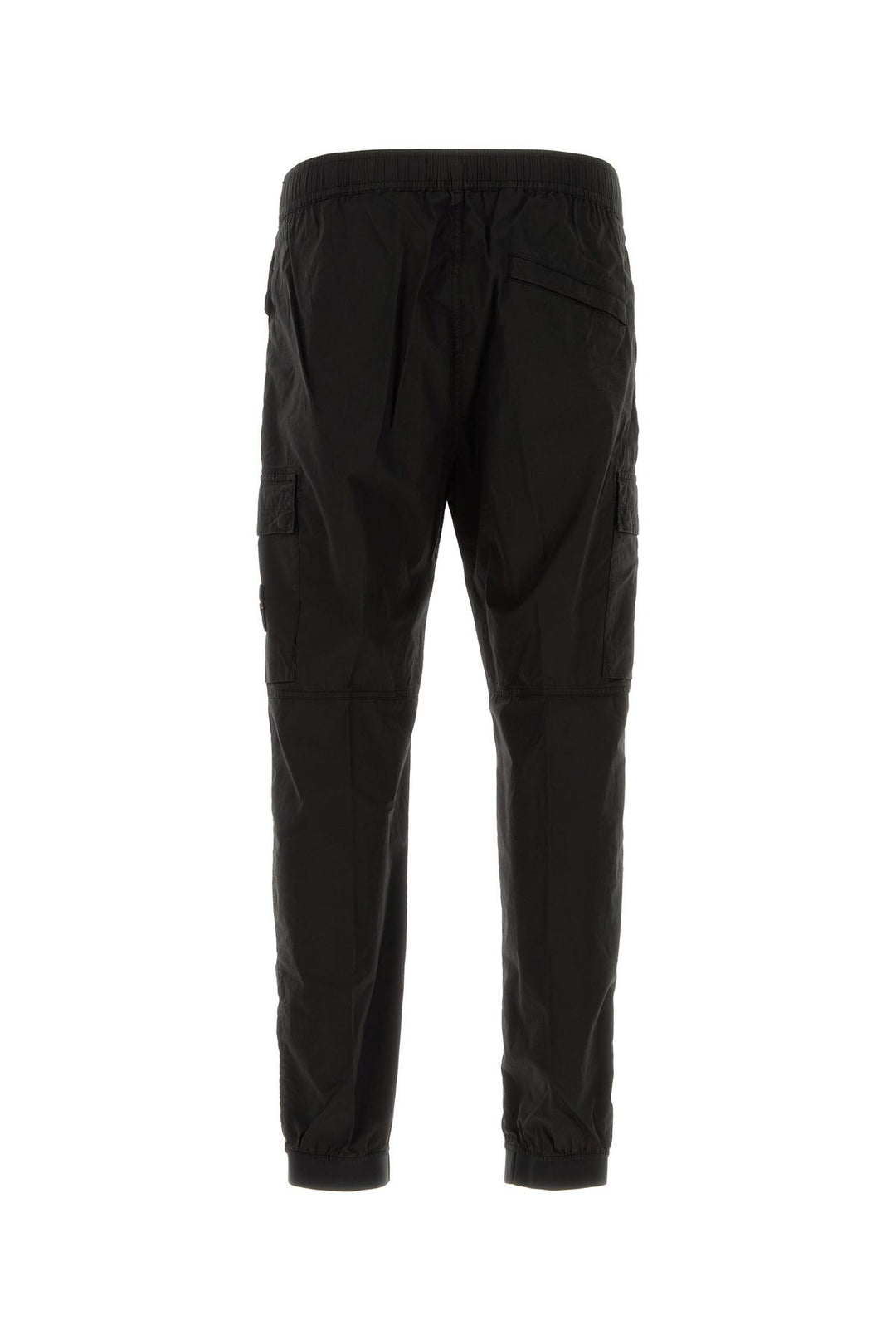 Black stretch cotton pant