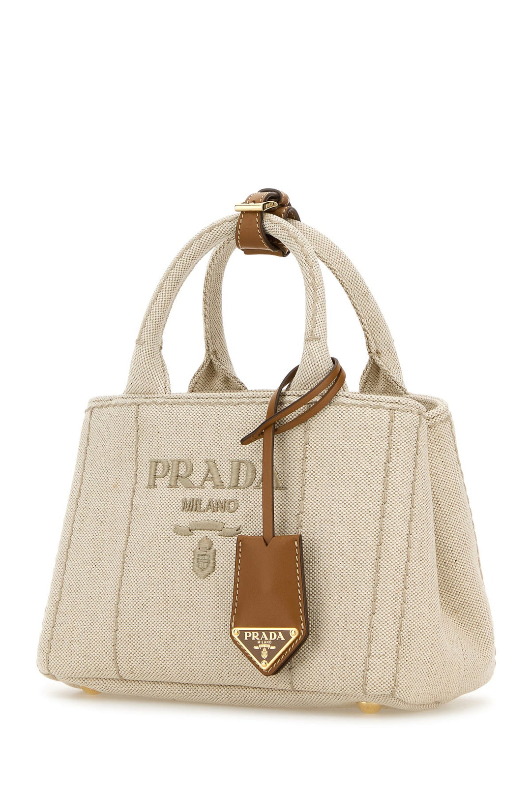 Sand canvas shopping bag