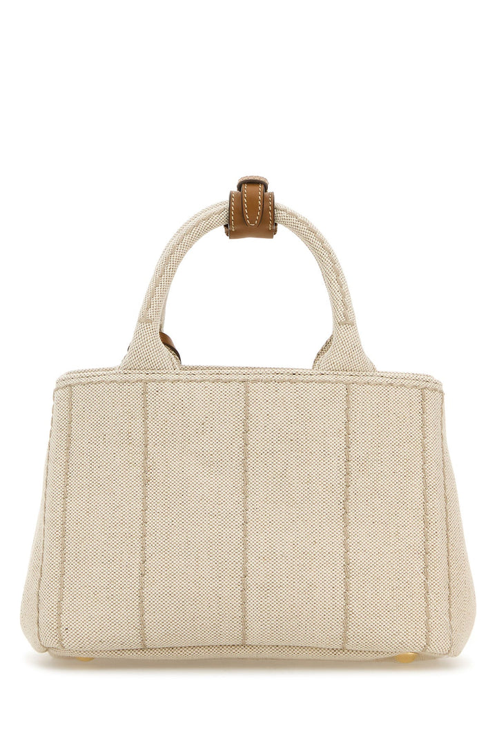 Sand canvas shopping bag