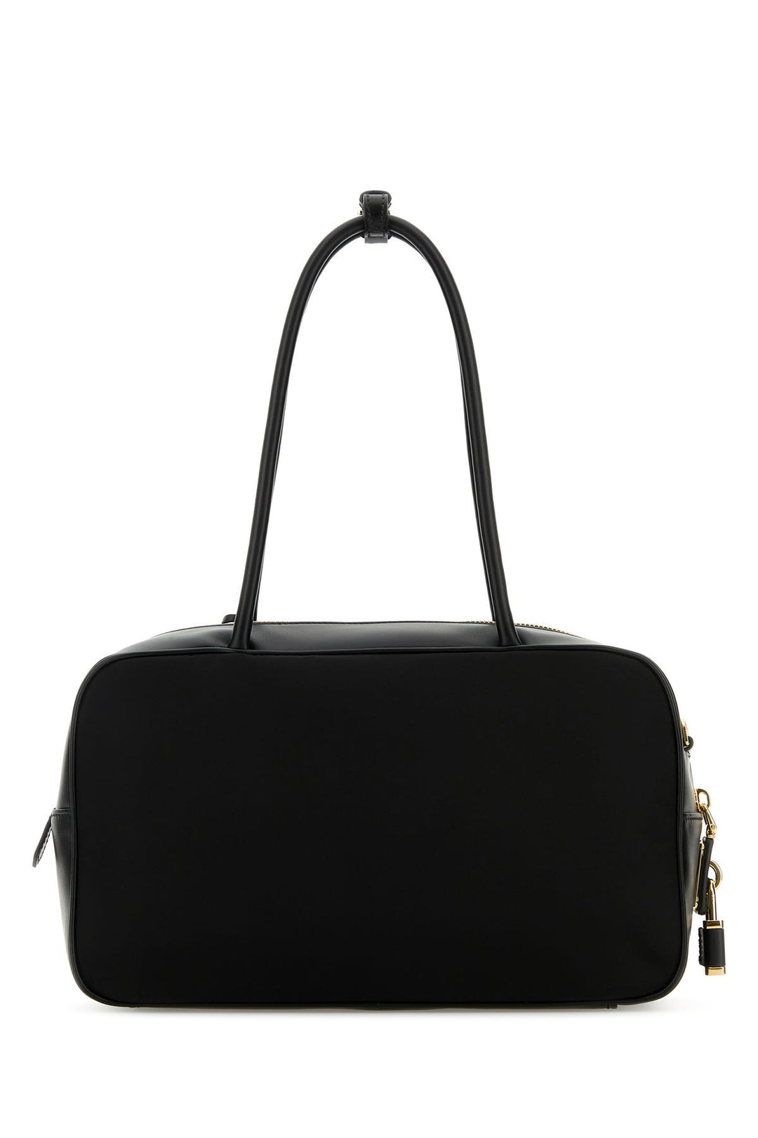 Black nylon handbag