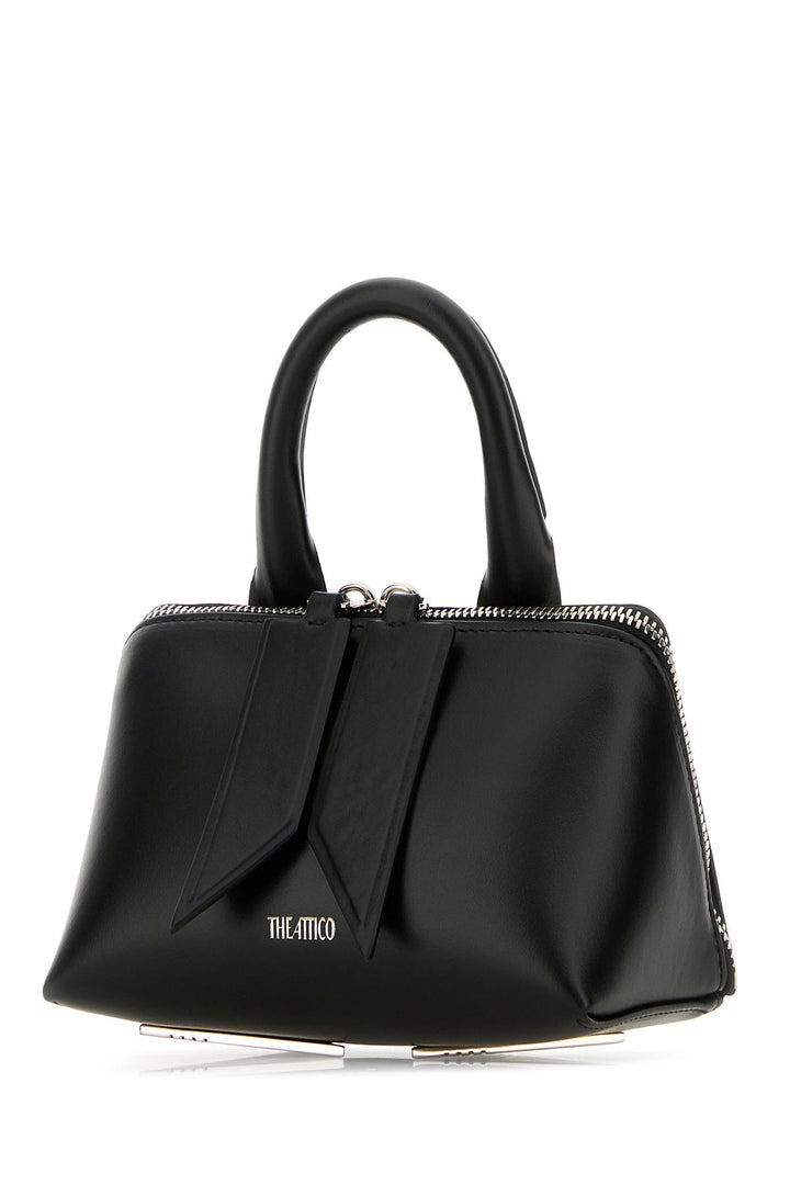 Black leather mini Friday bag