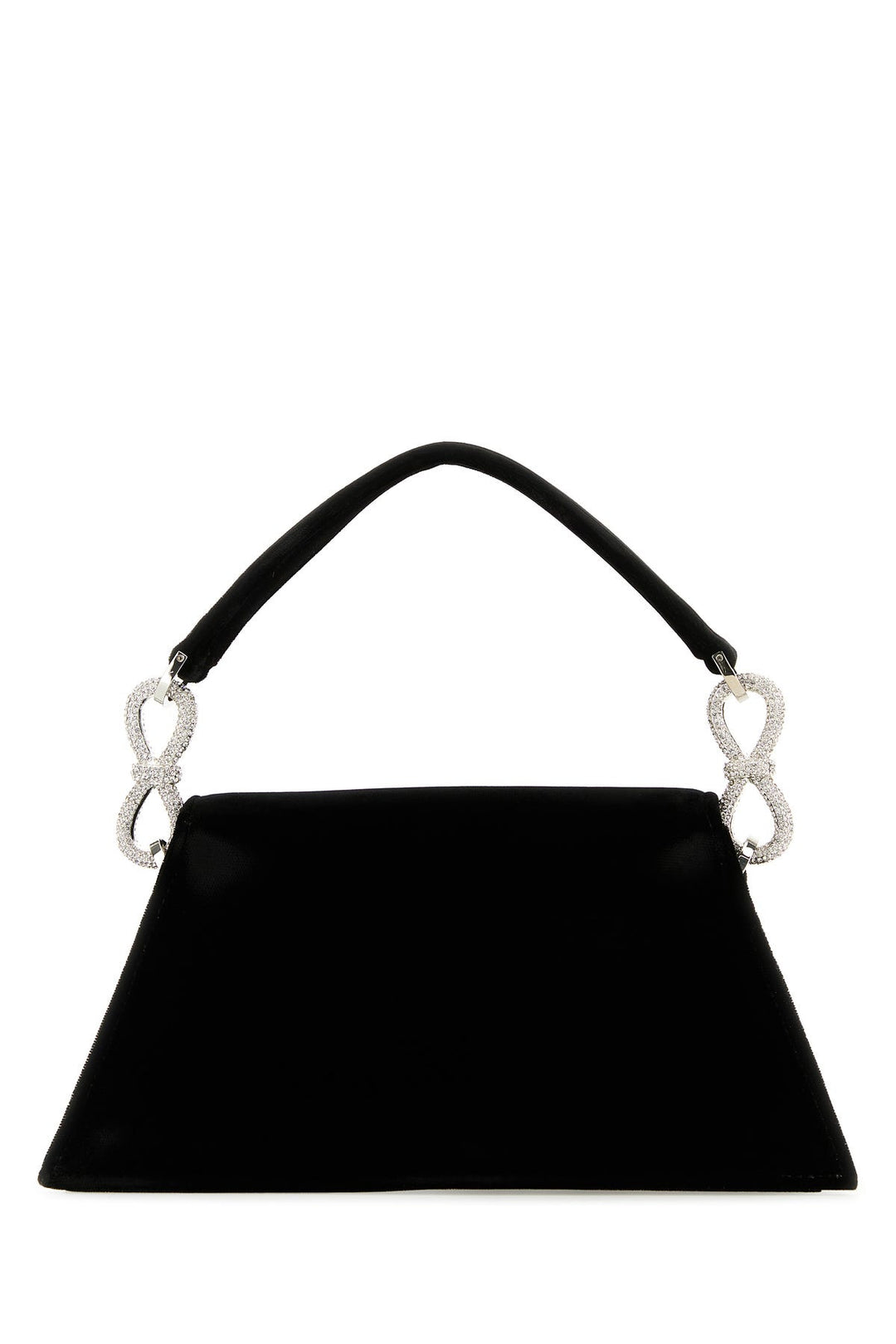 Black velvet medium Samantha handbag