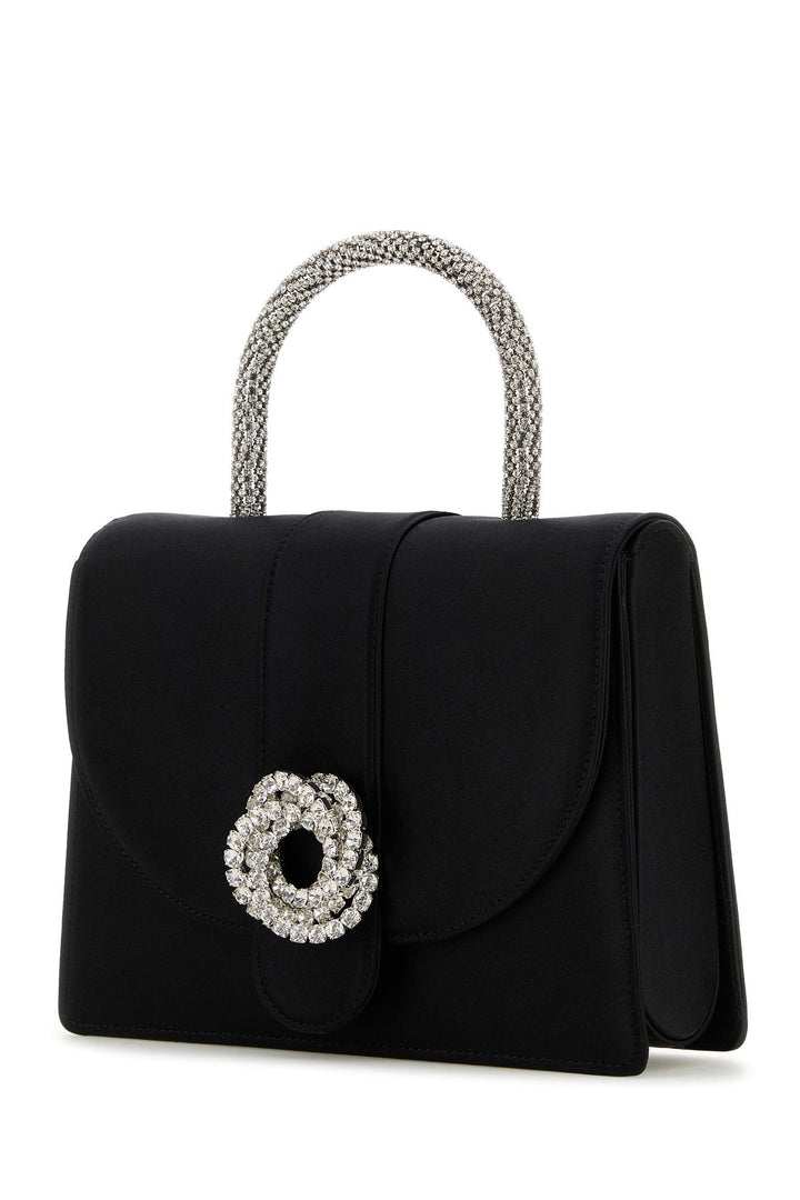 Black satin Galaxy handbag