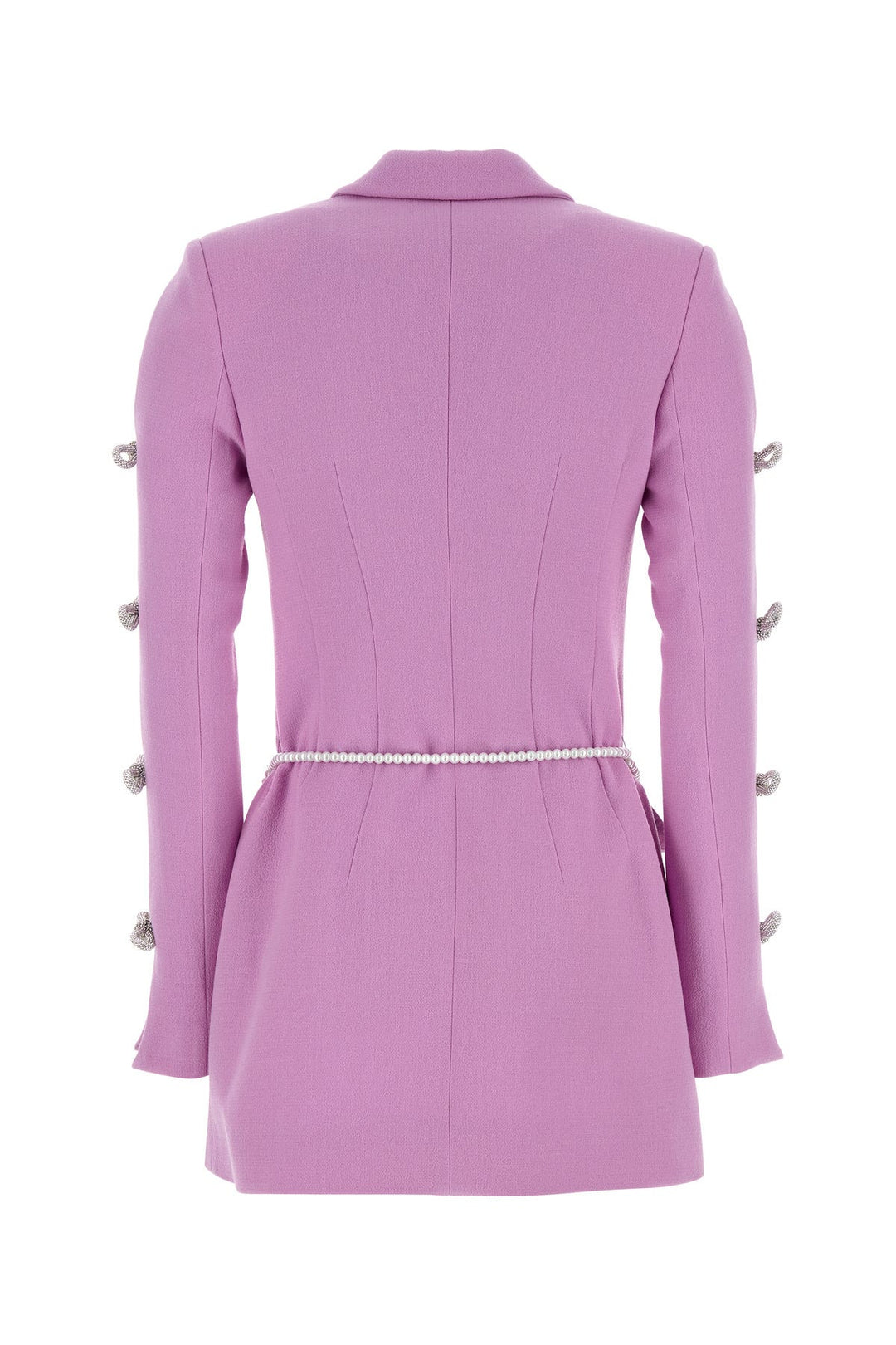 Lilac wool blazer dress