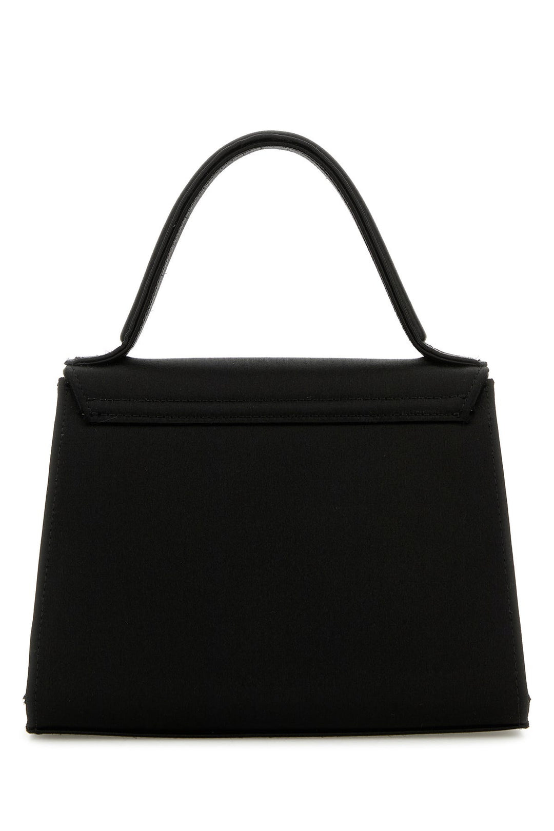 Black satin SirÃ¨ne handbag