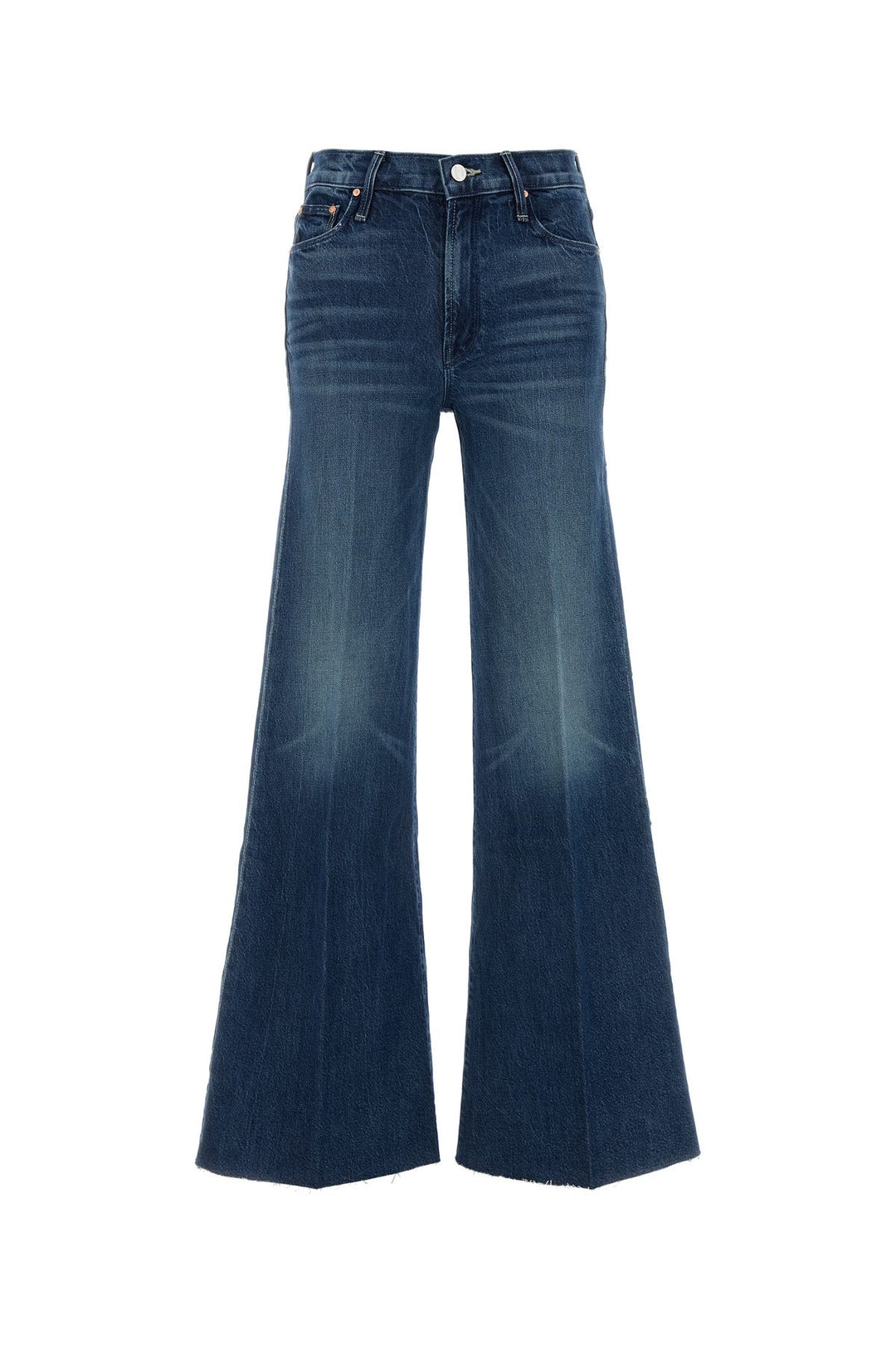 Stretch denim The Twister Sneak Fray wide-leg jeans