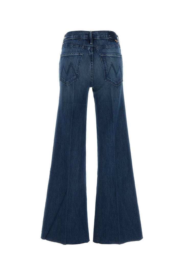 Stretch denim The Twister Sneak Fray wide-leg jeans