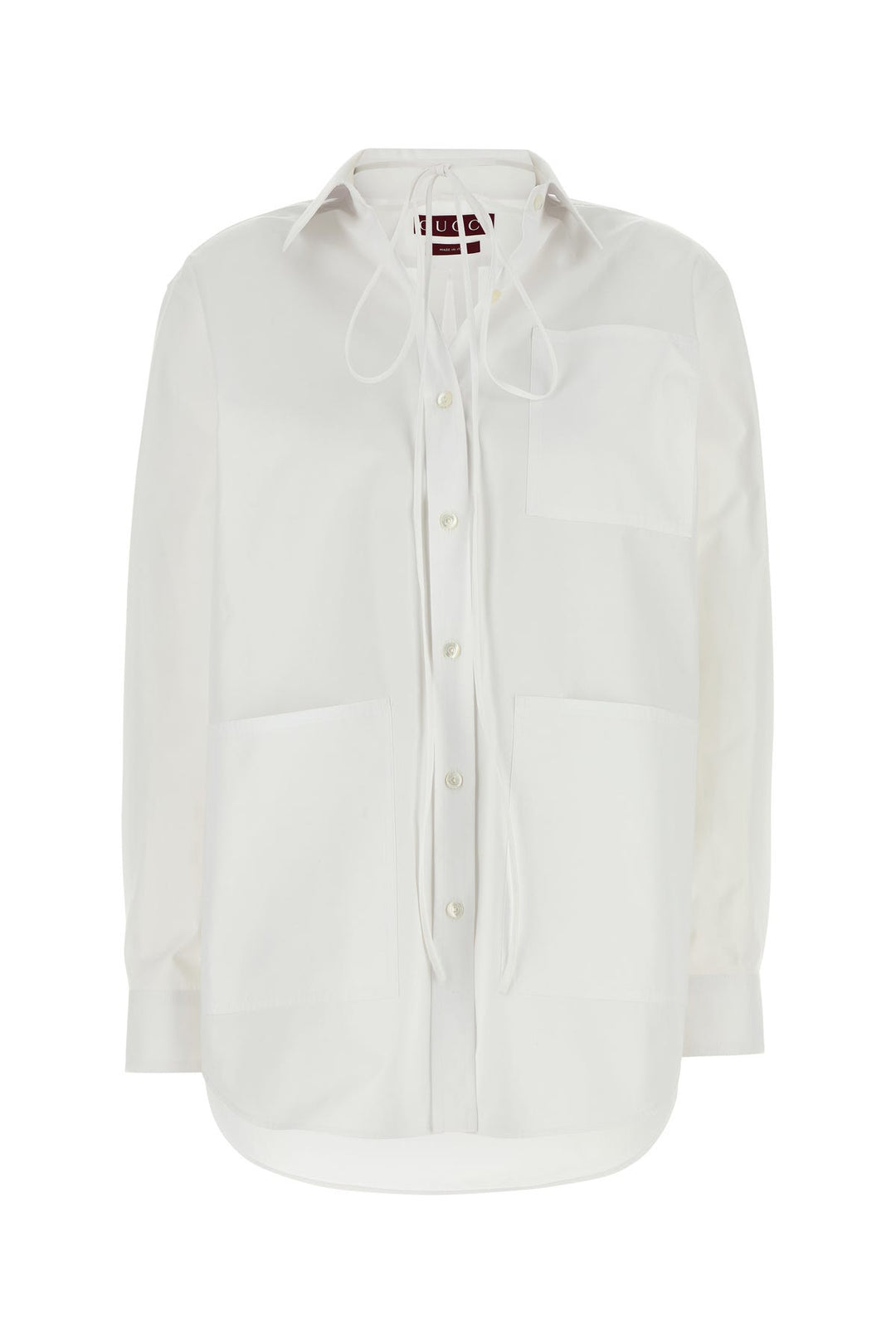 White poplin shirt